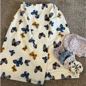 Target butterfly towel wrap